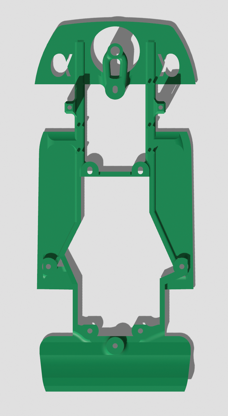 Chasis 911 GT1 Slot.it Plata 180