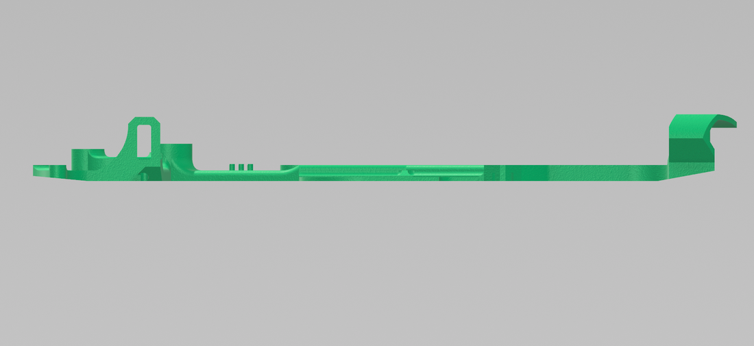 Sideways Gold Aston Martin Chassis