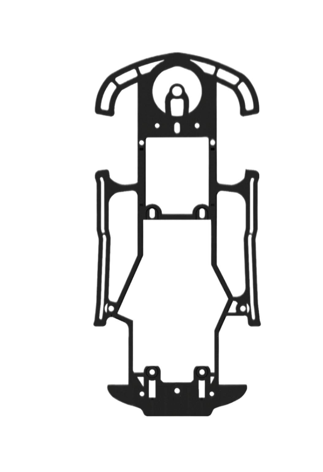 Sideways Gold Aston Martin Chassis