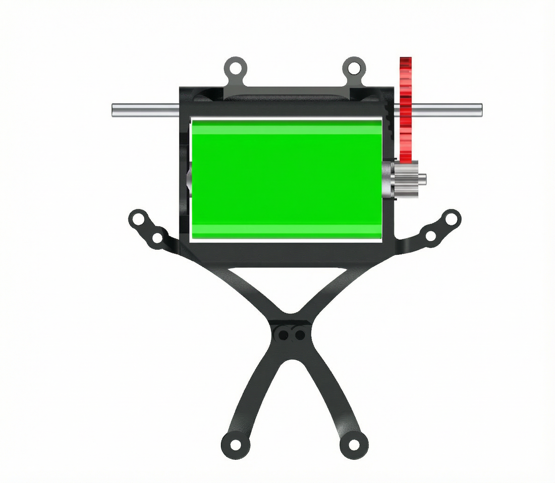 Bancada 180 para motor caja larga offset a elegir